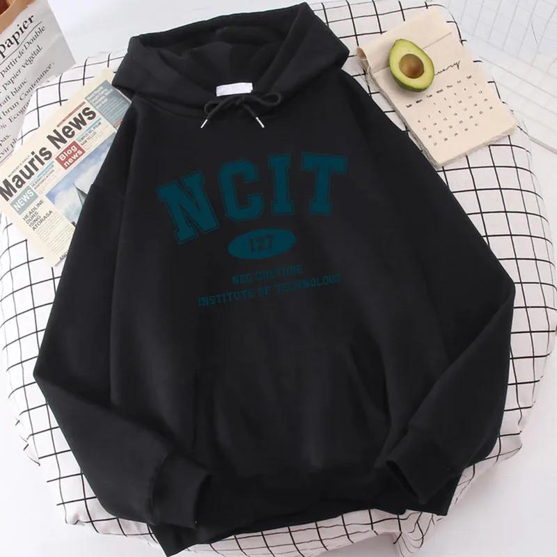 

Letter NCIT 127 Neo Culture Institute Of Technology Prints Oversize Womenswear Hoodie Harajuku Fleece Hoody Pullover Sweatshirt 3XL