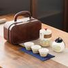 Portable Kung Fu Tea Set with Custom Logo - Ideal for Festivals, Corporate Gifts, and Outdoor Use