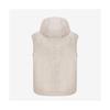 Softy Logo Hooded Loose Zip Vest Women Vest NV5VS02D