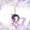 Keychain Pendant Anime Demon Slayer Kimetsu No Yaiba Kamado Tanjirou Double Sided HD Bag Pendant Gift For Fans Cosplay Props Jewelry Gift