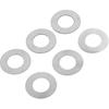 Motorcycle Silver 3/4" Rear Axle Shim Kit Wheel Bearing Spacer For Harley Dyna Touring Big Twin 1983-