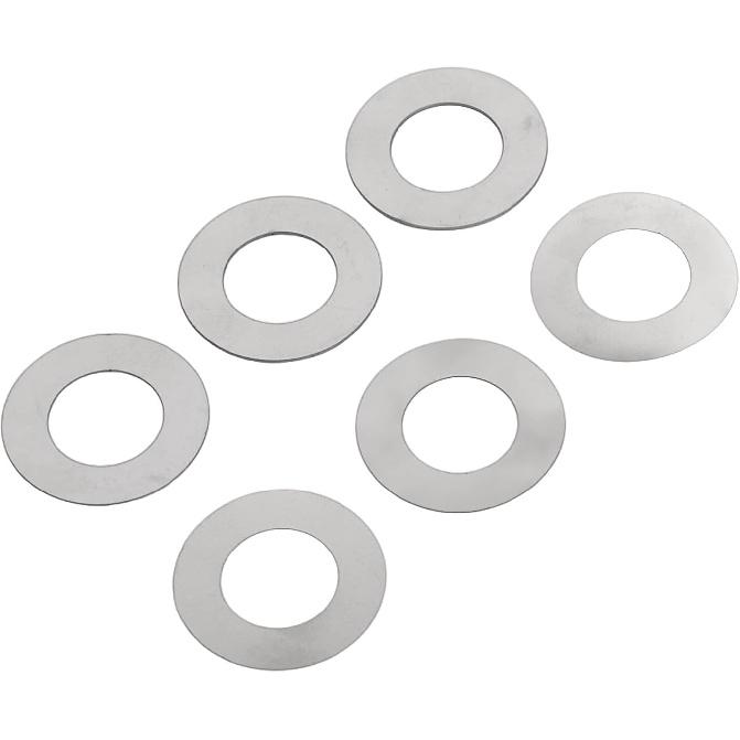 Motorcycle Silver 3/4" Rear Axle Shim Kit Wheel Bearing Spacer For Harley Dyna Touring Big Twin 1983-