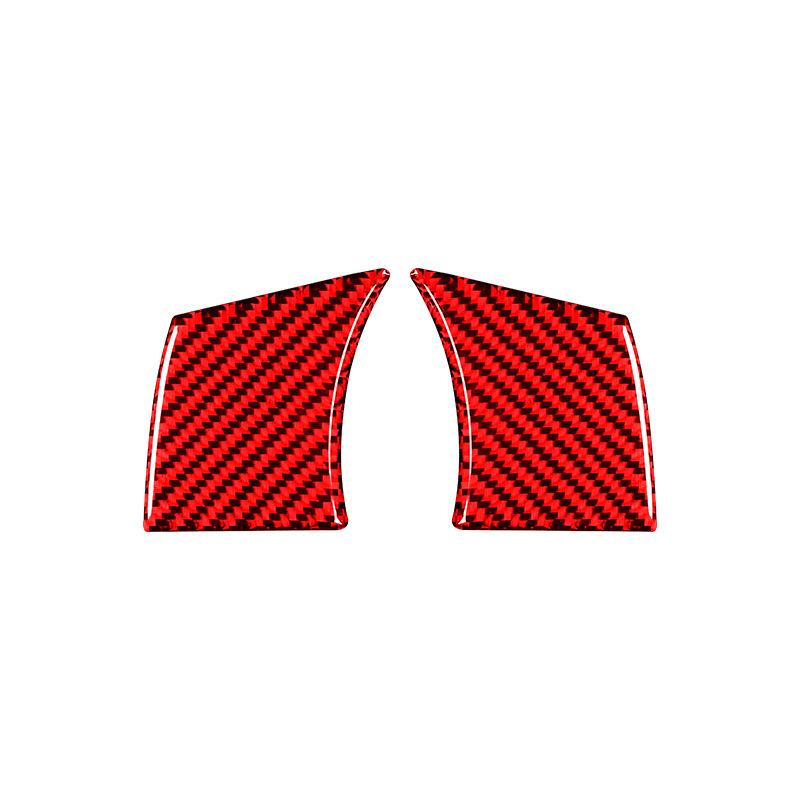 Carbon Fiber Car Steering Wheel Side Panel Trim Cover Decoration Sticker For Nissan 350z 2006-2009 Car Styling Auto Accessories