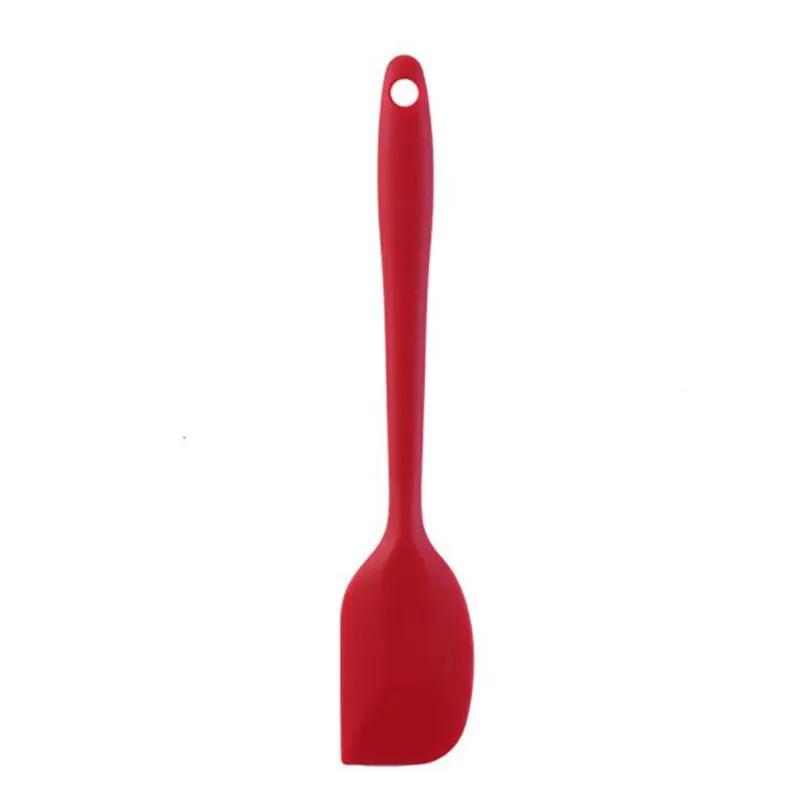 Silicone Cream Baking Scraper Non Stick Butter Spatula Cutter Chocolate Smoother Heat Resistant Kitchen Pastry Tools Stir