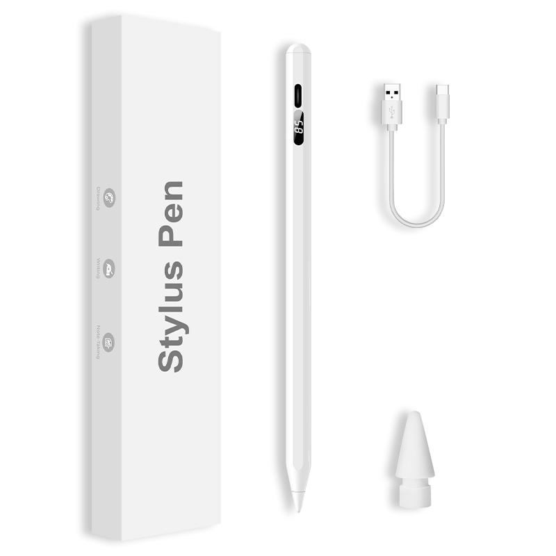 New Style Digital Display Led Magnetic Stylus for Apple Pencil 2nd Active Stylus Pen Capacitive Drawing Pencil for Ipad Pro Air