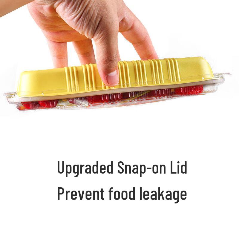 ZISIZ Disposable Plastic Lunch Box