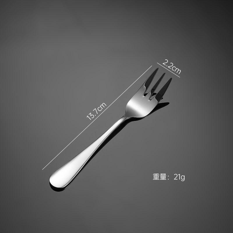 304 Stainless Steel Fork Tableware Steak Western Fork Household Dining Dessert Fruit Quality Salad Fork