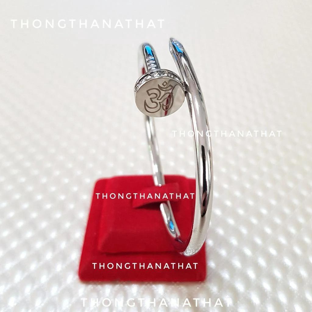 Hinduism Nail Head Bracelet Rhinestone Ganesha Five Row Yantra Sak Yant Tattoo Powerful Success Amulet Jewelry Vintage Protect Health Lucky Rich