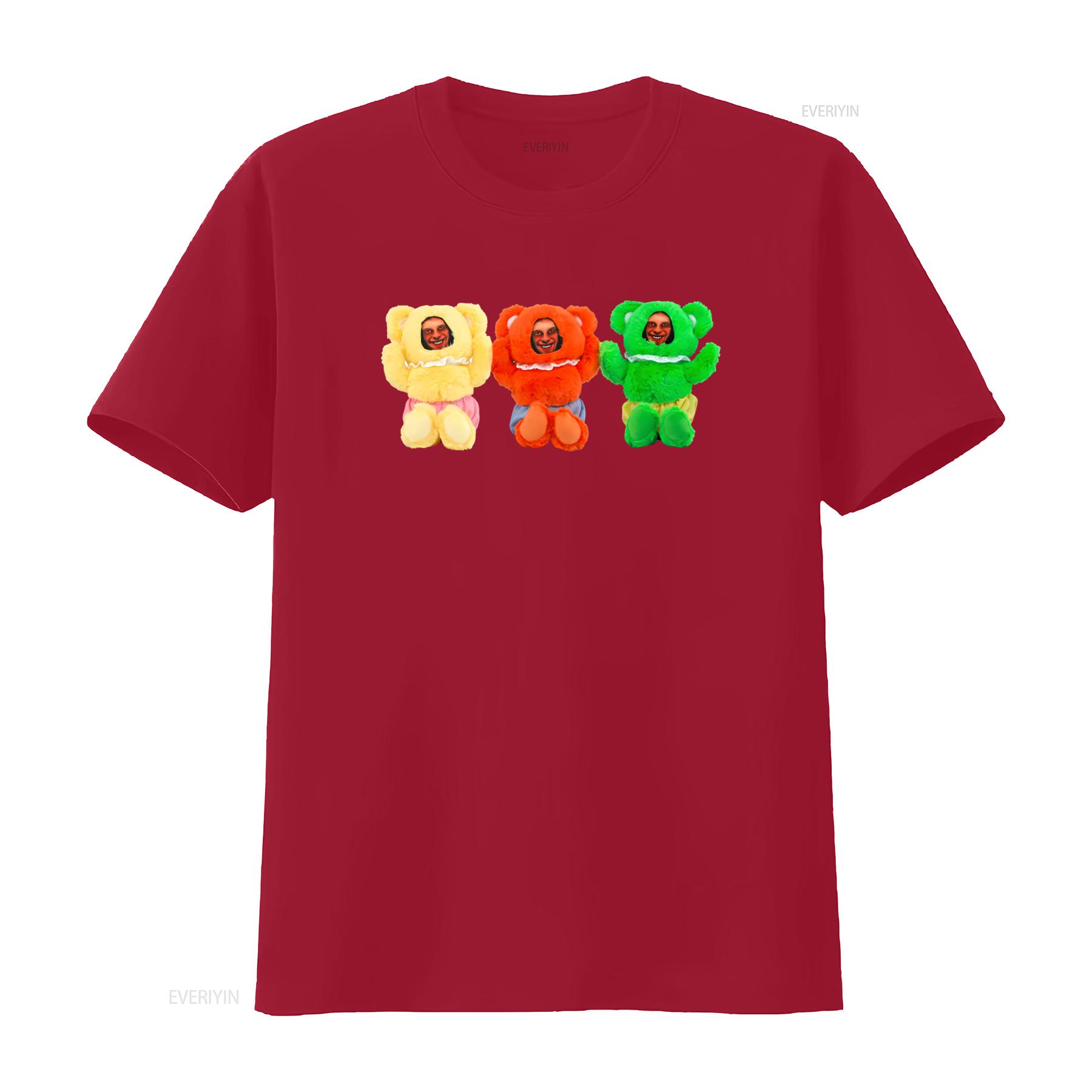 

Donkey Rhubarb Aphex Twin T Shirt Vintage Music Fan Rare Design Colorful Bear Print H0923 vintage Washed Stylish Casual S