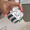 Wave Stripes Glossy Splicing Earbuds Case for Apple Airpods 3 4 Pro 2 Wireless Bluetooth Earphone Cover for Airpods Pro 3