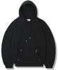 Oversized Mini Logo Hoodie - Black