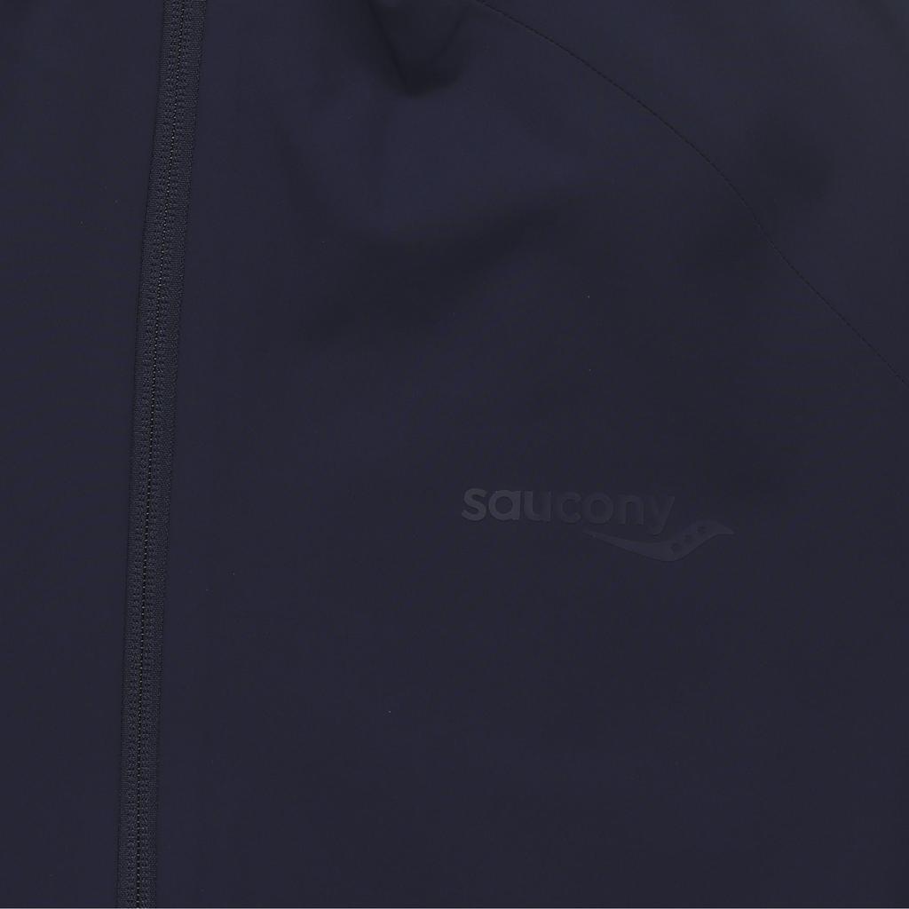 Saucony Running Training Series Solid Color Zip Long Sleeve Hooded Breathable Jacket Unisex jackets Deep-Blue SC2240200A-DA16