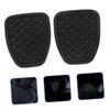 2pcs Clutch Pads Straight Auto Interior Accessories Car Pedal Foot Cover Foot Pedal Cover