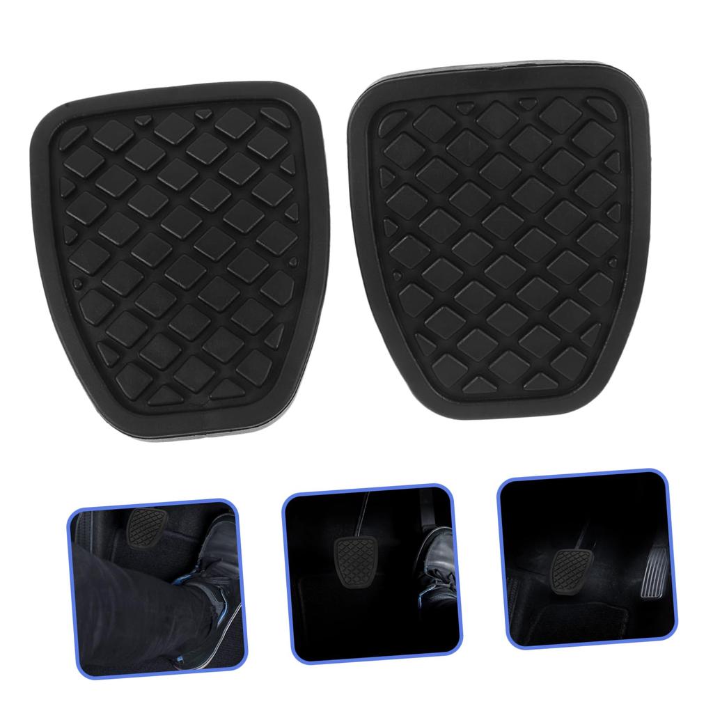 2pcs Clutch Pads Straight Auto Interior Accessories Car Pedal Foot Cover Foot Pedal Cover