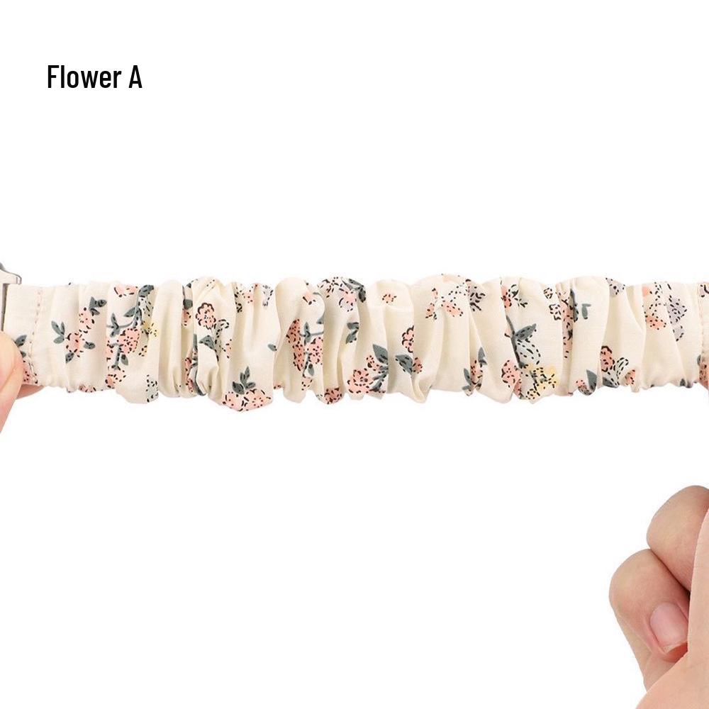 Brățară de ceas elastică tip scrunchie de 20mm/22mm pentru Samsung Galaxy Watch 4 & Huawei GT2 (42mm/46mm)
