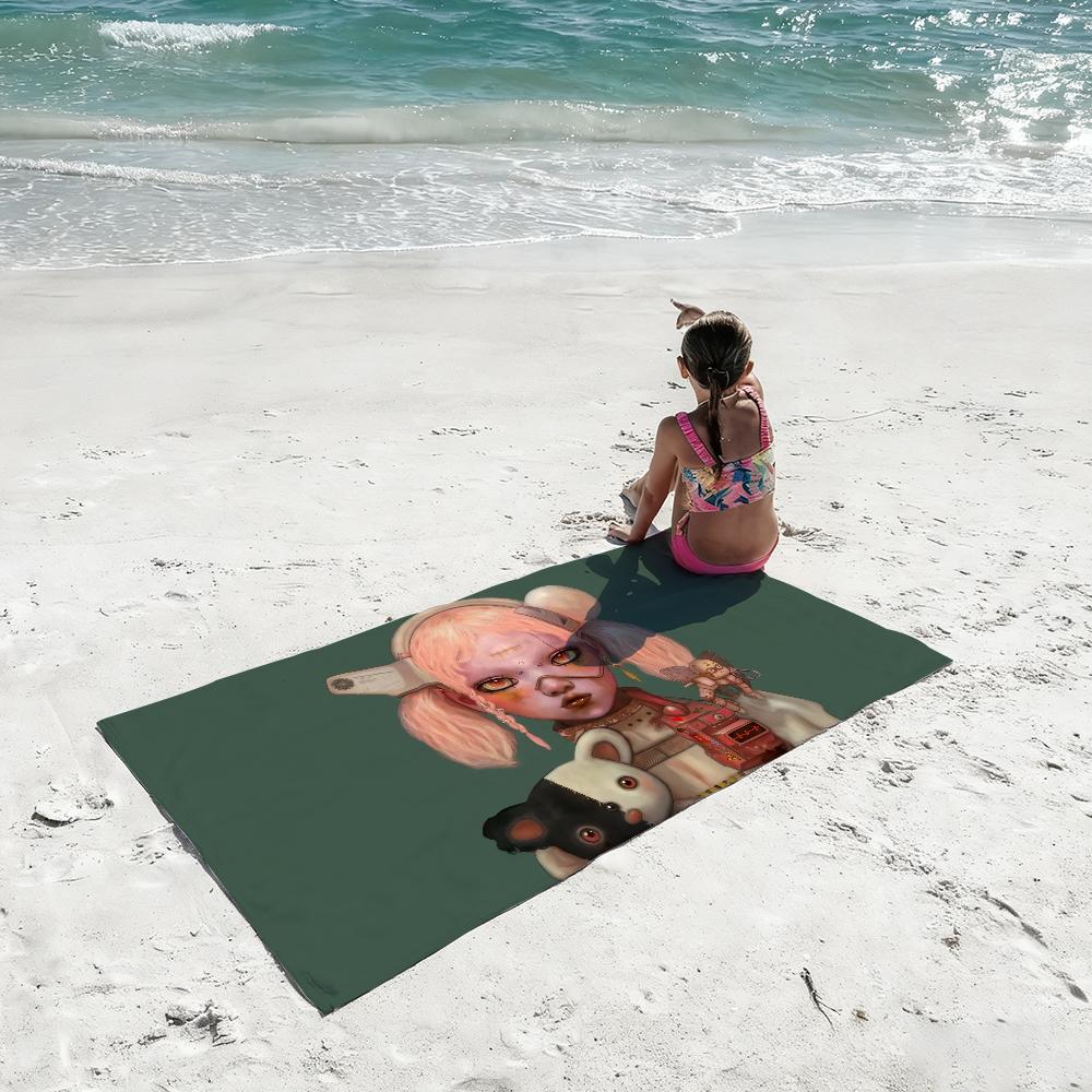 Rock B-Bring Me The H-Horizon Music Towel Shower Sauna Travel Spa Quick Dry Gym Accessories Soft Large Beach Towels