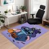 Stitch Printed Carpet, for Office Chair Living Room Bedroom Kitchen Room Decor Gifts.
