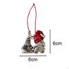 Festive Santa Claus Hanging Decorations for Christmas Tree