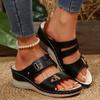 Women's Hollow Out Sandal Flat Sandals Lightweight and Wedge Slippers