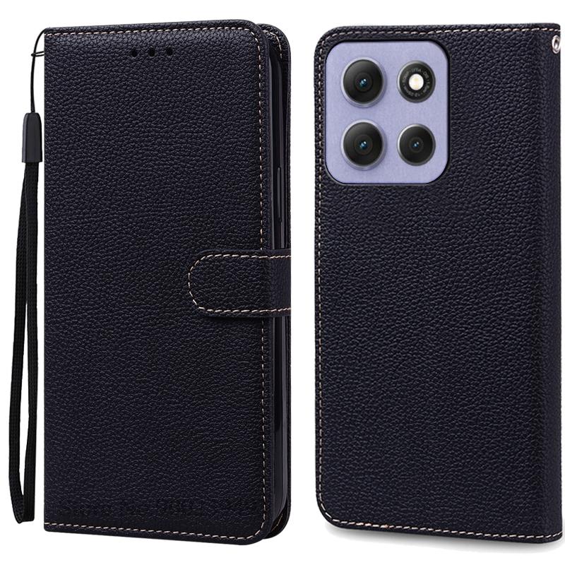 

Для Motorola G86 5G Чехол G86 Power Кошелек Кожаный Чехол-книжка Для Motorola Moto G86 Чехол Motorola G86 Power Чехол Coque Fundas G86 5G (G86 Power) чёрный