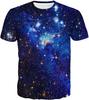 T-shirt Estiva da Uomo in Poliestere 3D Asciugatura Rapida Traspirante Manica Corta T-shirt Casual Colore Tie Dye T-shirt Estiva