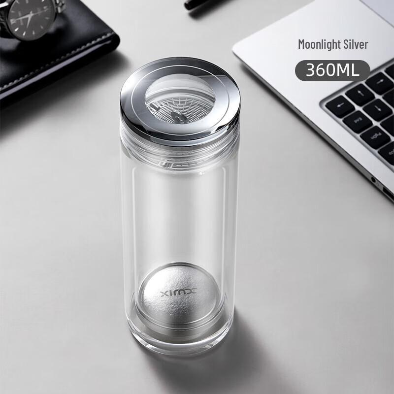 XIMX Technology Double-Layer Glass Cup