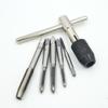Twist Bit M3-M8 T-type Tap Wrench Set Portable Thread Hand Tapping Tools Adjustable Tap Drill Set