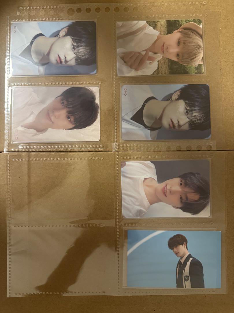

[USED] SEVENTEEN Dino past album trading cards