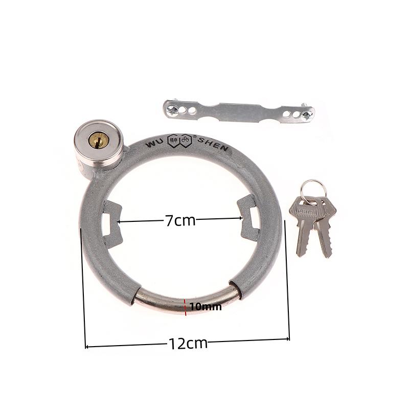 1 Set Anti Theft Alloy With 2 Keys Bike Horseshoe Lock For Mountain Bike Road Bicycle Crab Claw Lock Diy Accessories