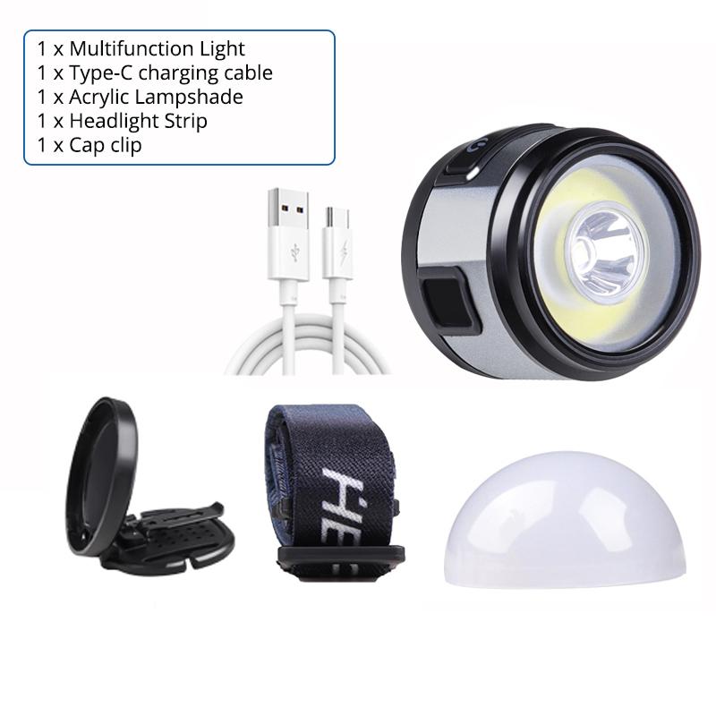 

Светодиодный налобный фонарь для рыбалки 3 в 1, многофункциональный, для кемпинга, перезаряжаемый, с клипсой на кепку, с сильным магнитом, с красным и белым светом