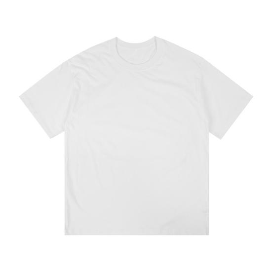 Unisex Plain Color T-Shirt Short Sleeve Crew Neck Cotton Summer Tee Loose Fit Casual T-shirt for Men Women Sports Street Wear