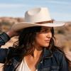 Vintage Western Hat Roll Up Edge Jazz Hat Ethnic Cowboy Fedora Hat  Outdoor Travel