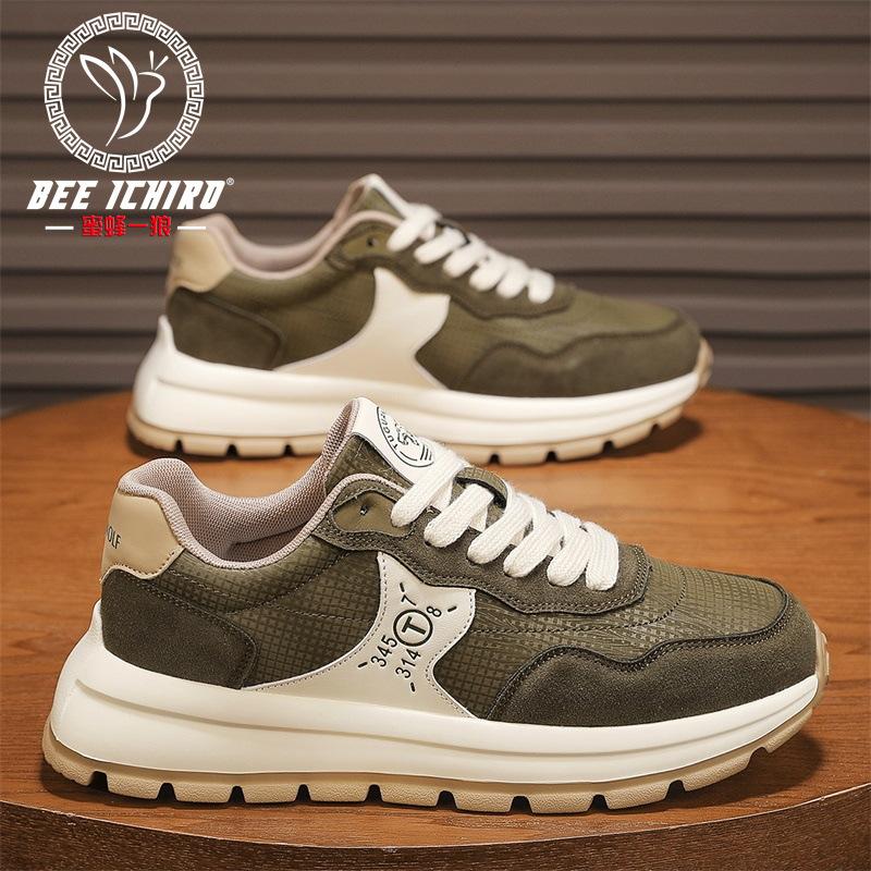New men's shoes classical casual matte leather shoes fashion versatile dad spring and summer sports shoes