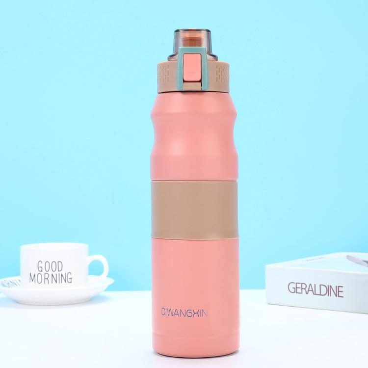 Vaso Térmico Deportivo de Acero Inoxidable 304 para Niños 680ml Botella de Agua Aislada Portátil para Exteriores para Niños Vuelta al Cole