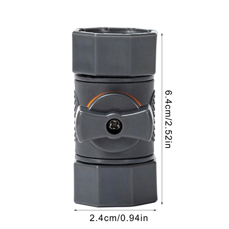 Heavy Duty ABS Construction Double 6mm Female Threaded Fitting Integrated Shutoff Valves Fit For Outdoor Faucets Systems