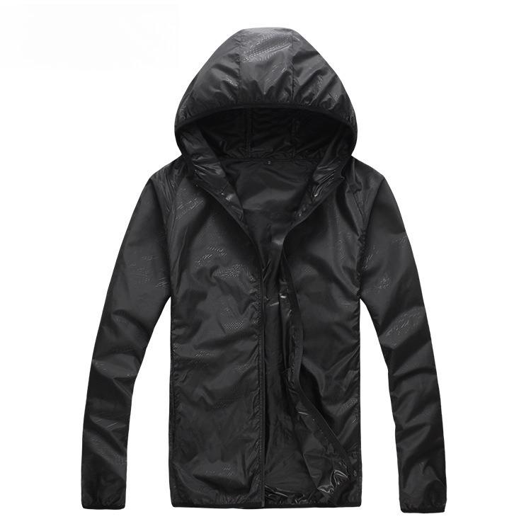 Unisex Lightweight Quick-Dry Hooded Sun Protection Jacket