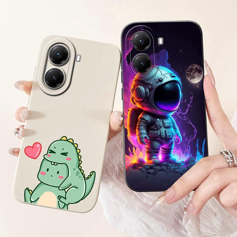 For Xiaomi Poco X7 Pro 5G Case Cute Cat Dinosaur Cartoon Cover Shockproof Phone Case For Xiaomi Poco X7 PocoX7 Pro 5G Soft Shell