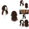 Bj-108 Bellatrix Lestrange Cosplay Pruik Authentieke Anime Stijl Veelzijdig Voor Elke Gezichtsvorm