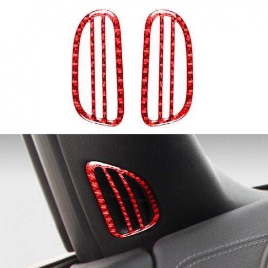 2PC trument Panel Air Vent Demist Trim For Chevrolet Corvette C6 2005-2007