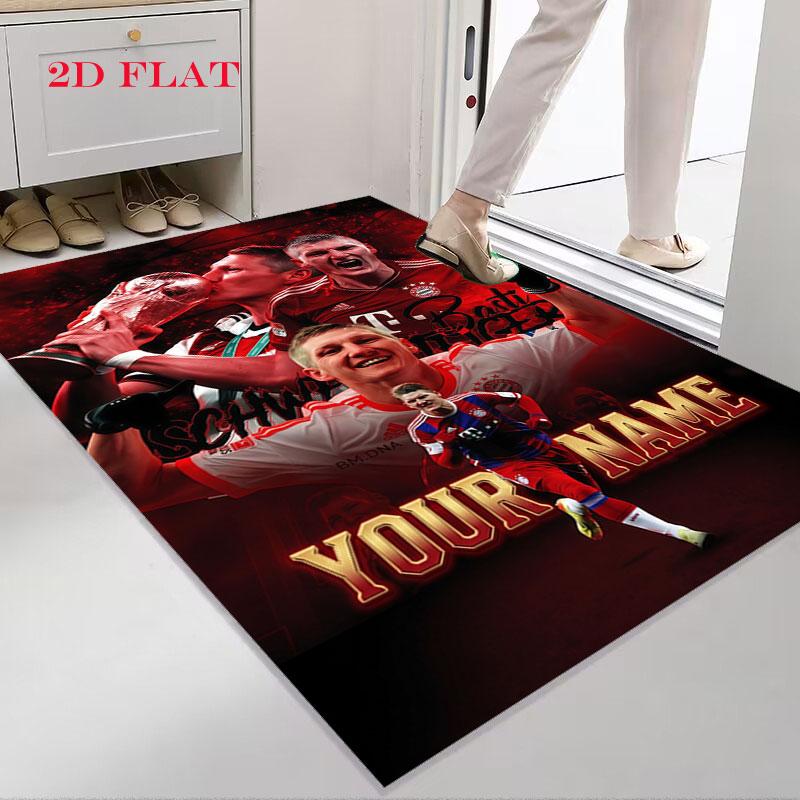 Custom Fc Bayern Munich Carpet Rug for Living Room Bedroom Home Sofa Decoration,Kids play Nonslip Floor Mat