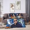 Pitbull Pan. Celosvětové legrační meme deky Teplé měkké plyšové přehozy pro domácí dekoraci Cestování Kancelář Flanelové přehozy na postel Postel