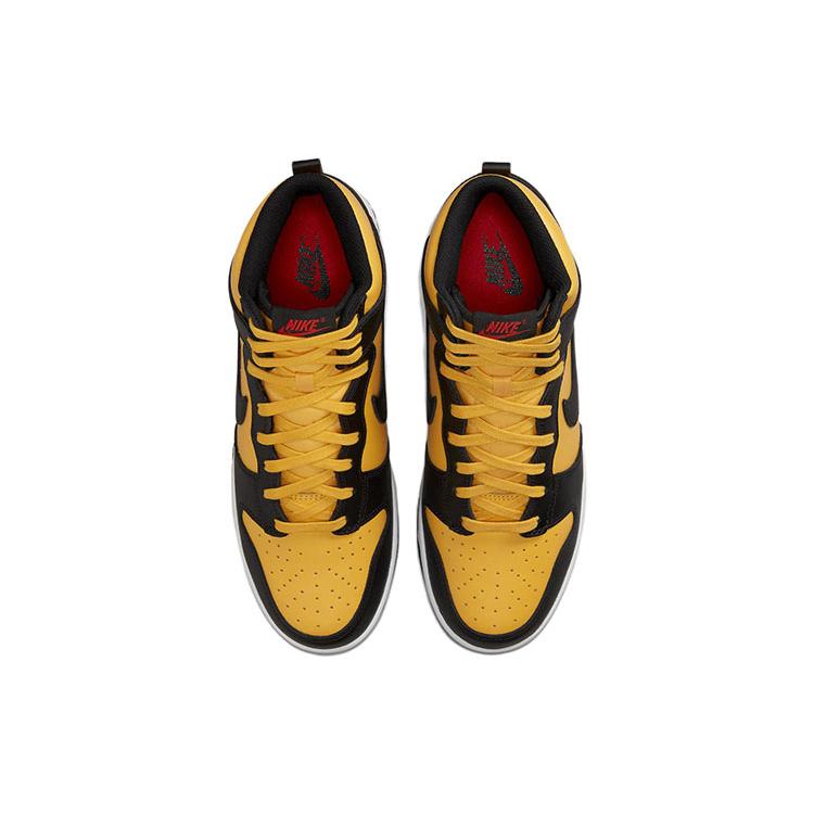 Nike Dunk High Retro 'Bruce Lee' (Unisex) University Gold / White / Habanero Red / Black Skateboard Shoes DD1399 700