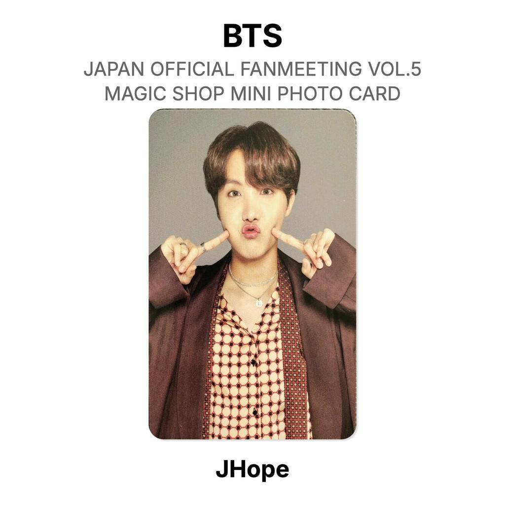 BTS JAPAN OFFICIAL FANMEETING VOL.5 MAGIC SHOP MINI PHOTO CARD Official Photocard
