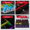 Hot Swappable 33Key Mechanical Number Pad Featuring RGBs Lighting Mode USB Wireds Connectivitys Ergonomic For Efficient Data Entry