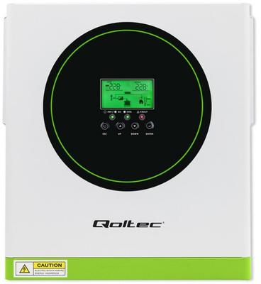 Qoltec Hybrid Inverter 3.5 kW 100A 24V MPPT Sinus Wi-Fi Option (5901878538648)