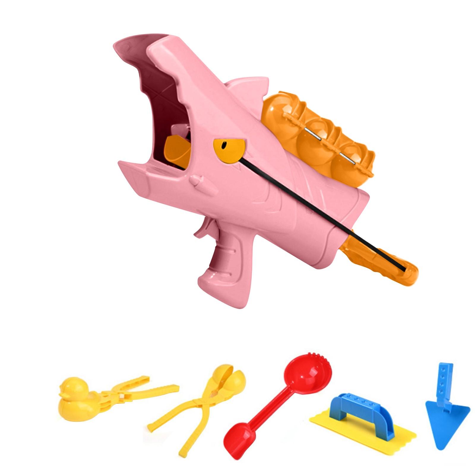 

Дитячий сніговий зажим Snowball, веселі іграшки на природі, іграшки Snowball Cannons Outdoor Snow Day Toys One Size