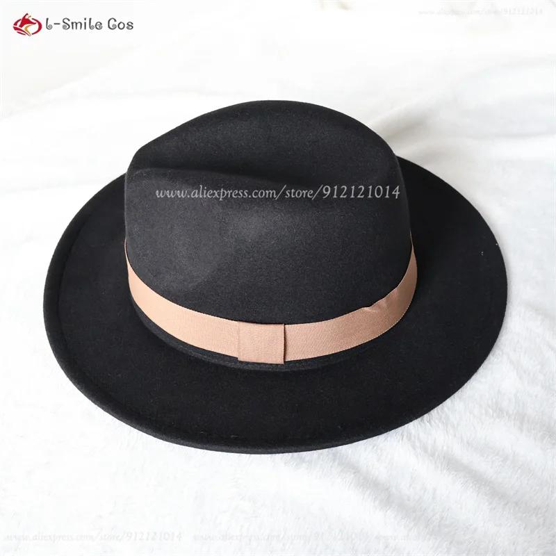 Hochwertige Anime Chuuya Nakahara Chuuya Cosplay Perücke 55cm Orange Farbverlauf Cos Perücken Hitzebeständiges Haar Party Perücken + Perückenkappe