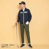 Full Zip Blouson Water Golf Outerwear C24215100 [Callaway] Men's (Star Stretch Repellent, Breathable, Windproof) / / 1120_Navy