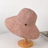 Women Sun Hat Korean Fashion Striped Outdoor Travel Sunscreen Beach Summer Hats For Women Wide Brim Fisherman Cap Female New