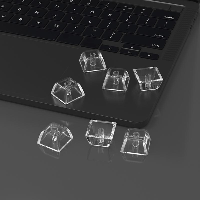 XDA Keycaps Mechanical Keyboards 1U Keycaps Blank Customized Gamer Transparents Crystal Keycaps Mx Switches XDA Height